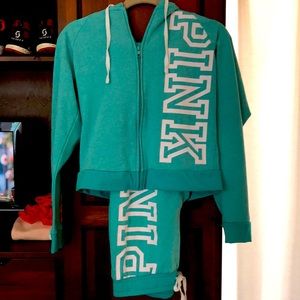 Like new Victoria secret pink sweatsuit